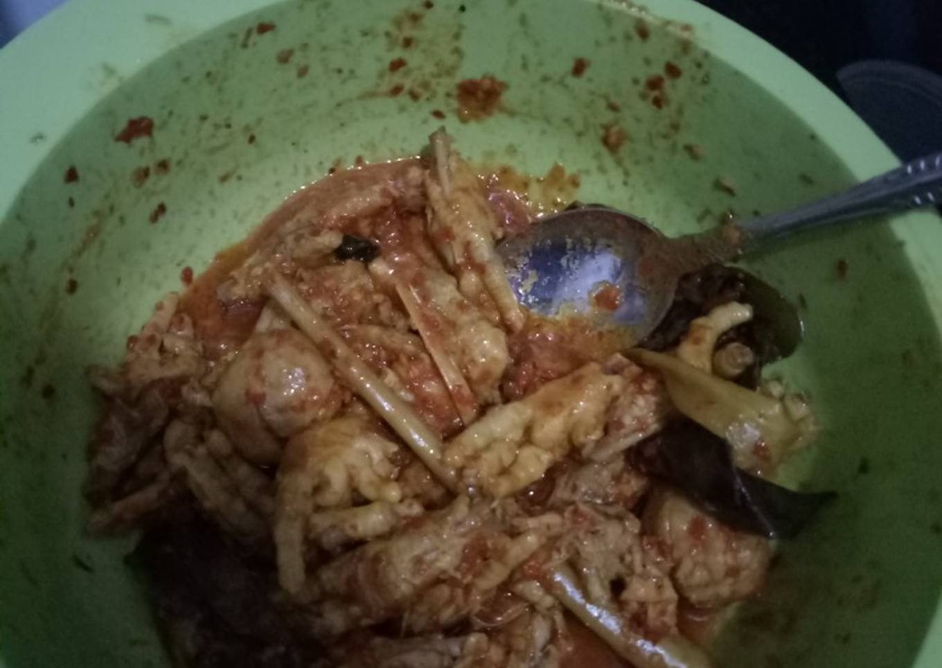 Ceker bakso mercon