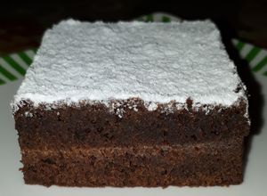 Una foto de Brownies con Cacao en Polvo🍫