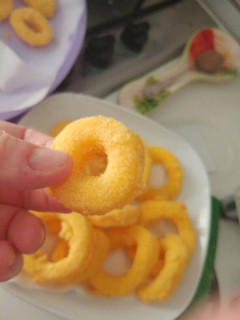 Foto di Anelli di totano in pastella e farina gialla
