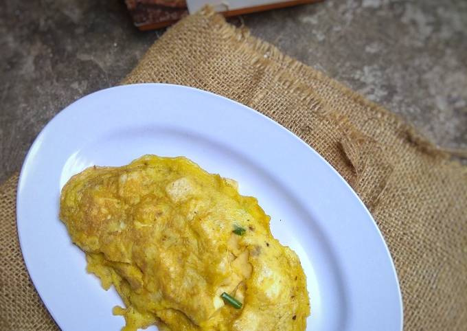 Resep Omelet Tahu Oleh Saluna Mahira Cookpad