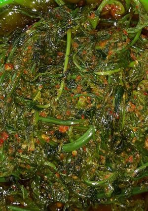 Foto resep Tumis pakis hijau