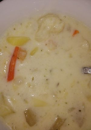Tejfölös karfiolleves recept fotója