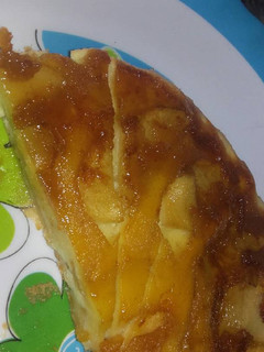 Una foto de Tarta invertida de manzana