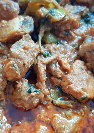 A picture of Quick Karhai chicken❤💥.