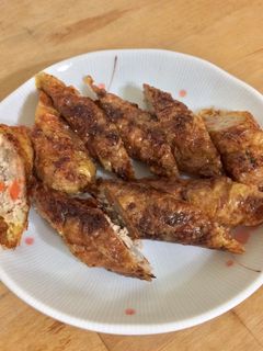 洋蔥豬肉雞卷 的食譜成品照片
