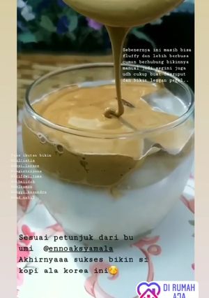 Foto resep Dalgona Coffe Hand Mixer