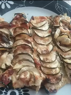 Una foto de Tartita de calabacín