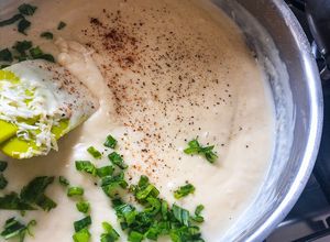Una foto de Salsa bechamel doble queso