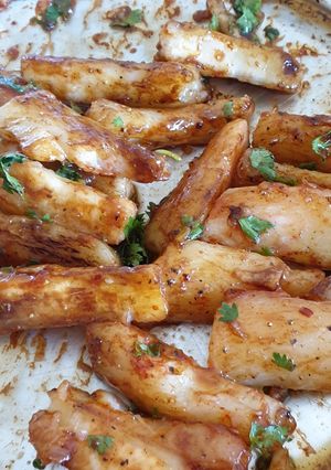 A picture of Cassava Soya stick#4 week challenge.