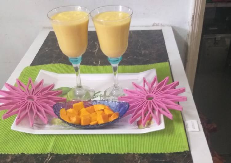 Recipe of Speedy Mango lassi