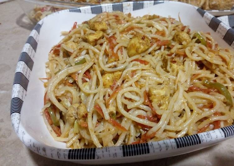 Fajita spaghetti