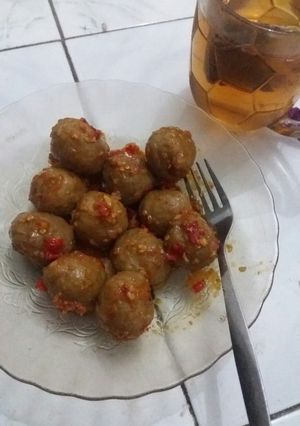 Foto resep Bakso pedas ala saya
