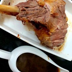 A picture of My Roast Lamb and Minted Gravy 🥰.