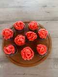 Muffins with buttercream