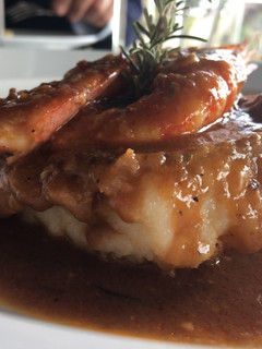 Una foto de Merluza en salsa de gambas 🦐