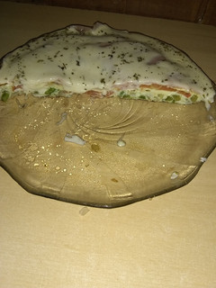 Una foto de Tortilla a la pizza