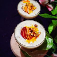 Kashmiri apple kheer A picture of Kashmiri apple kheer.