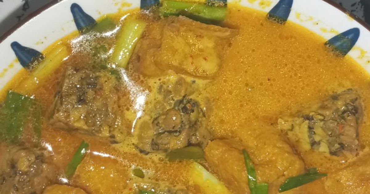 Lodeh Pedas Tempe dan Tahu Gembos