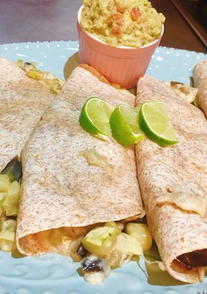 Foto principal de Quesadillas con verduras y jalapeños al estilo tex-mex🌶🥑🇲🇽