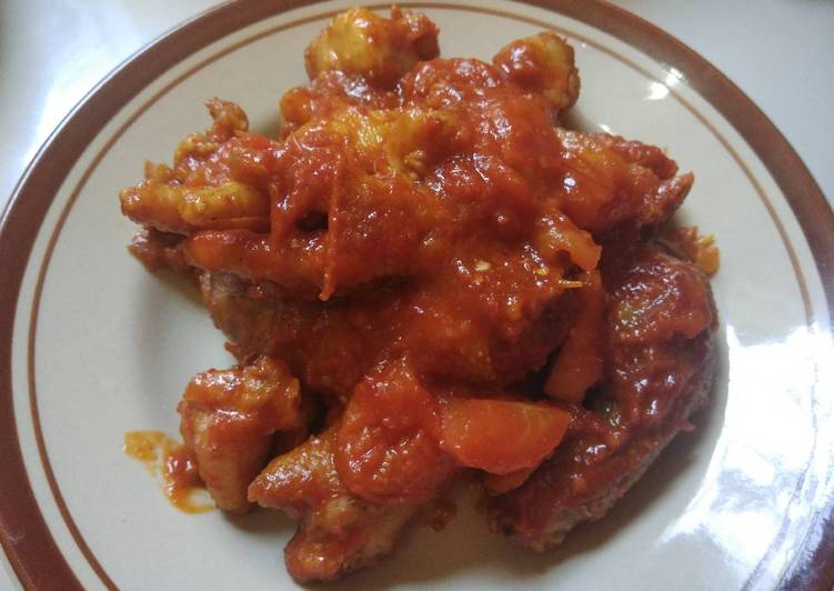 Balado ceker & kepala ayam