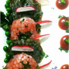 A picture of Veggie Sabudana Idli.