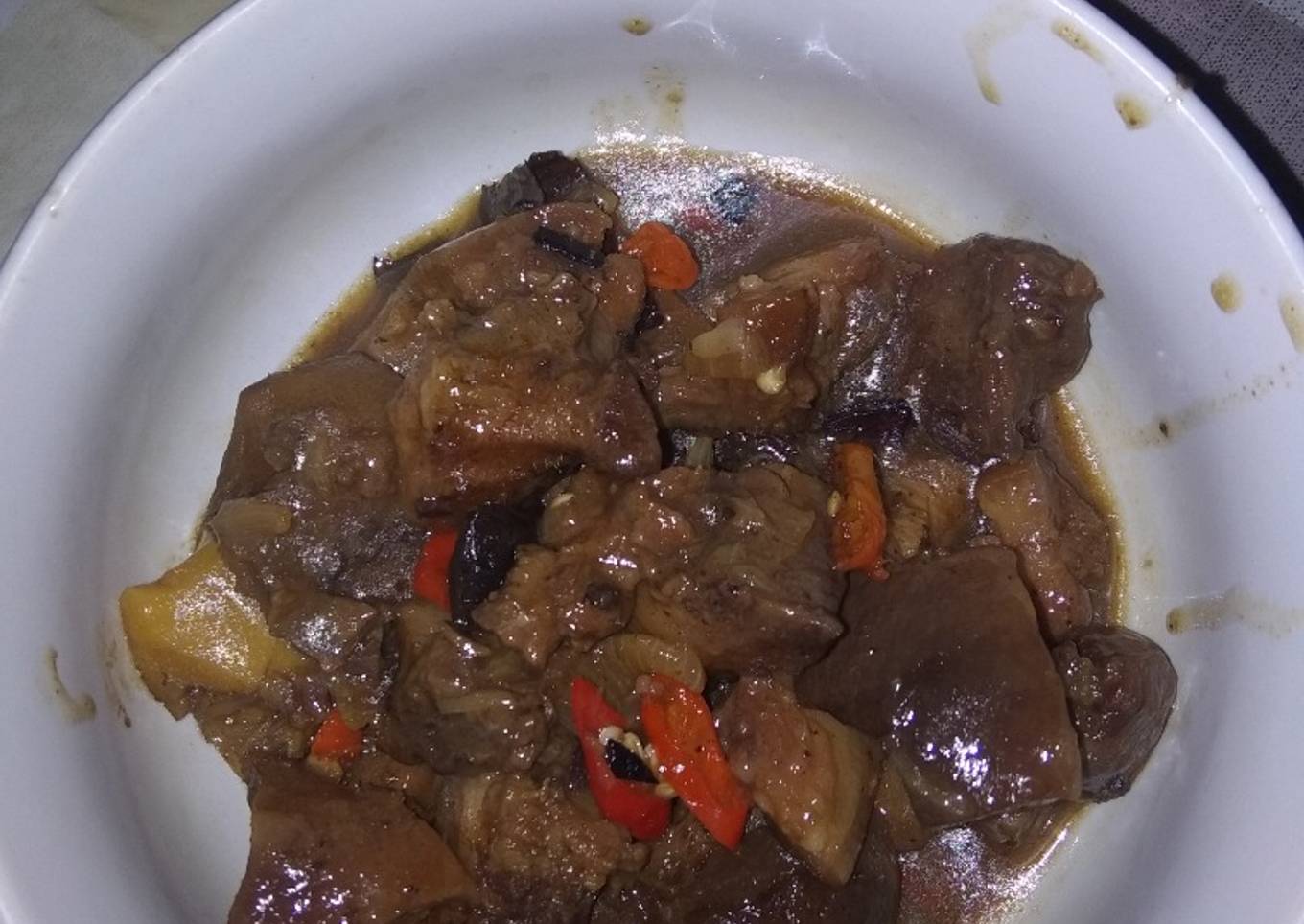 Babi kecap pedas