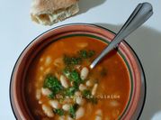 A picture of cilantro white bean