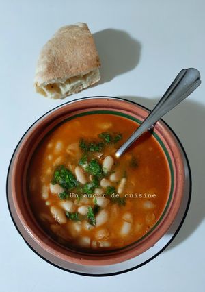 A picture of White Bean Soup 🥣.