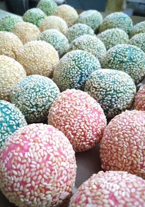 Foto resep Onde-onde rainbow