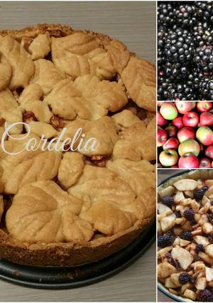Foto resep Apple & blackberry pie
