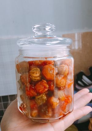 Hình của món Mứt sơ ri.