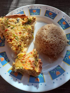 Una foto de Quiche de pollo con quinua