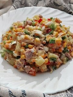 Una foto de Ensalada de vegetales / verduras