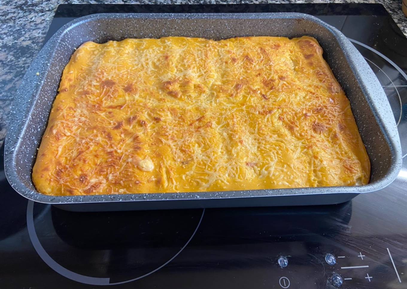 Canelones con una bechamel especial