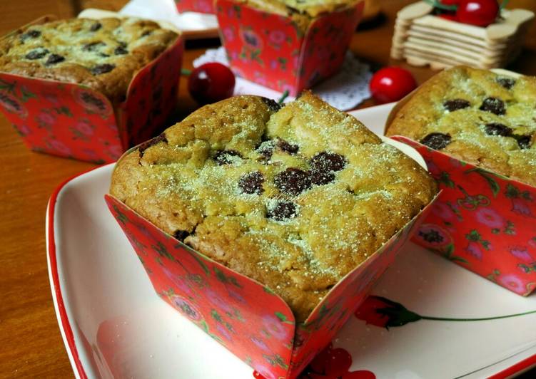 Matcha Latte Brownies Cup