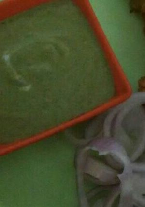 A picture of Coriander and mint chutney.