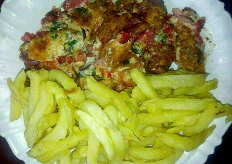 Omelette Chips/ Chips Mayai