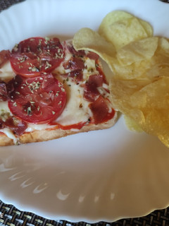 Una foto de Tosta de jamón con tomate en 10 minutos