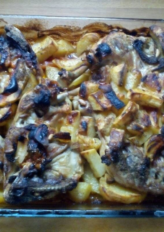 Una foto de Asado rico de pollo