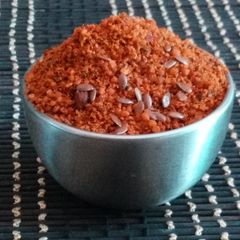 A picture of Protein rich Idli Powder / Gun Powder.