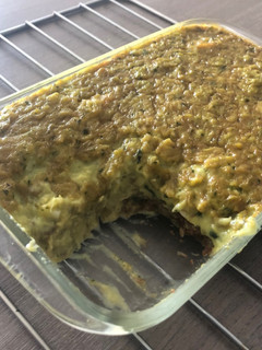 Una foto de Casi pastel de choclo (carne de soya)