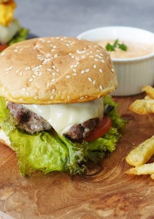 Foto resep Beef Cheese Burger