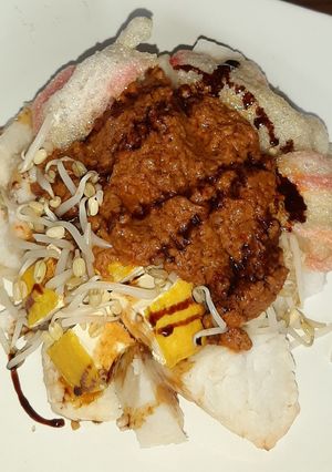 Foto resep Kupat Tahu Bumbu Kacang
