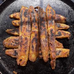 A picture of कारली फ्राय.