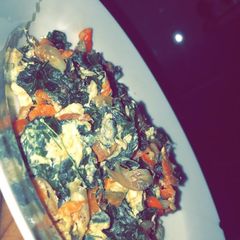 A picture of Moringa egg salad.