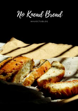 Hình của món Bánh mì mặn không nhồi.