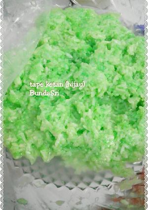 Foto resep Tape ketan (hijau)