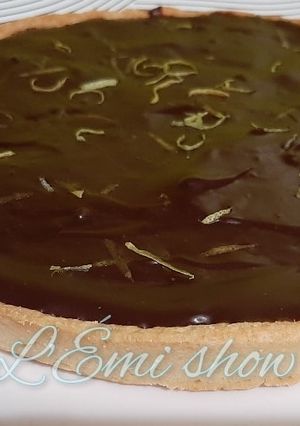 Une photo de Tarte citron chocolat