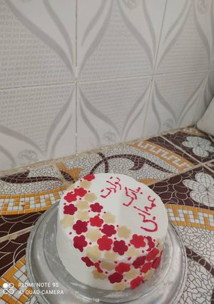 عکسی از دستور تزئین کیک با ژلارد