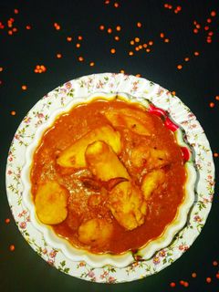 मसूर दाल अरबी की सब्जी (Masoor dal arbi ki sabzi recipe in hindi) रेसिपी मुख्य फोटो